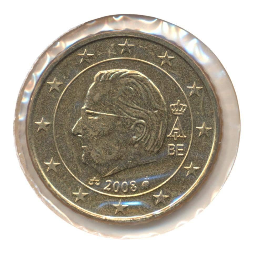 België 50 eurocent 2008, Ophalen of Verzenden, Overig, Losse munt