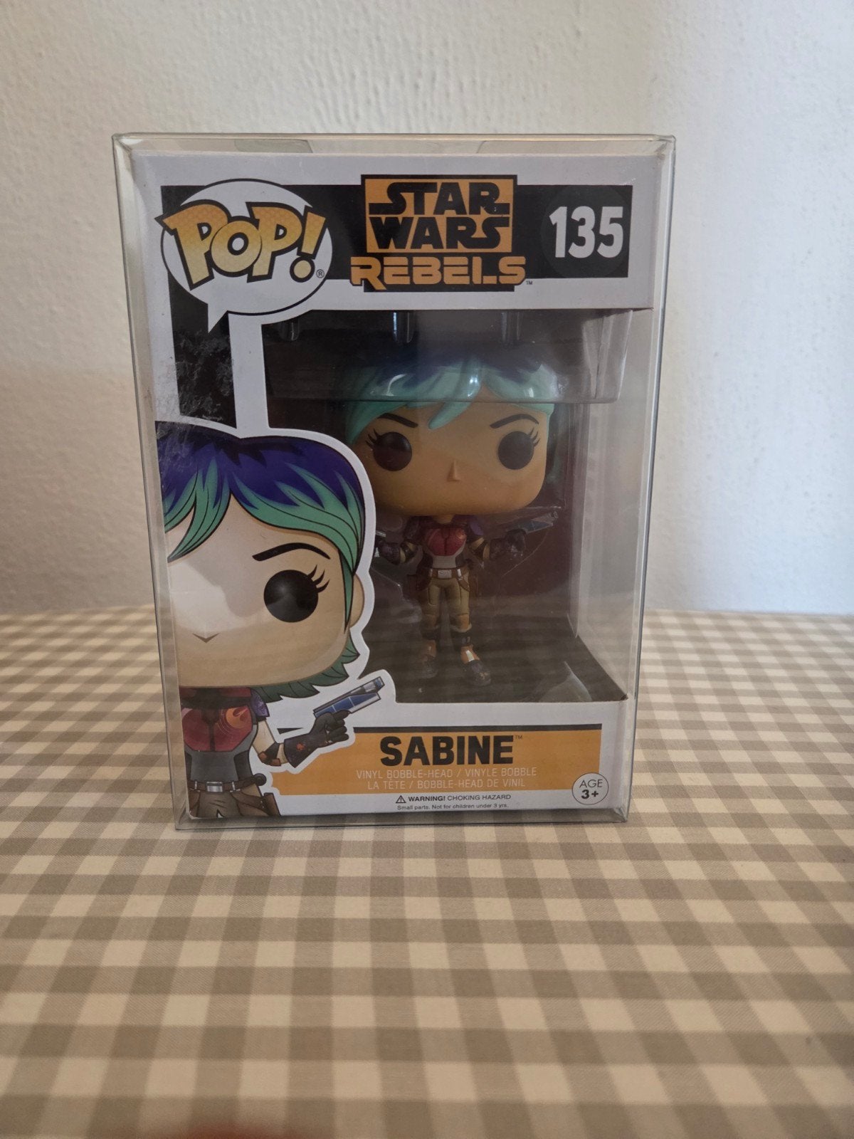 Funko Pop! Star Wars Rebels Sabine Wren #135, Ophalen, Zo goed als nieuw