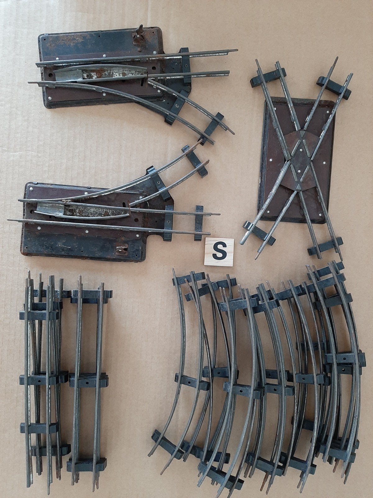 antieke trein rails  spoorrails  spoorbreedte 23 mm, Overige merken, Gebruikt, Rails, Ophalen of Verzenden