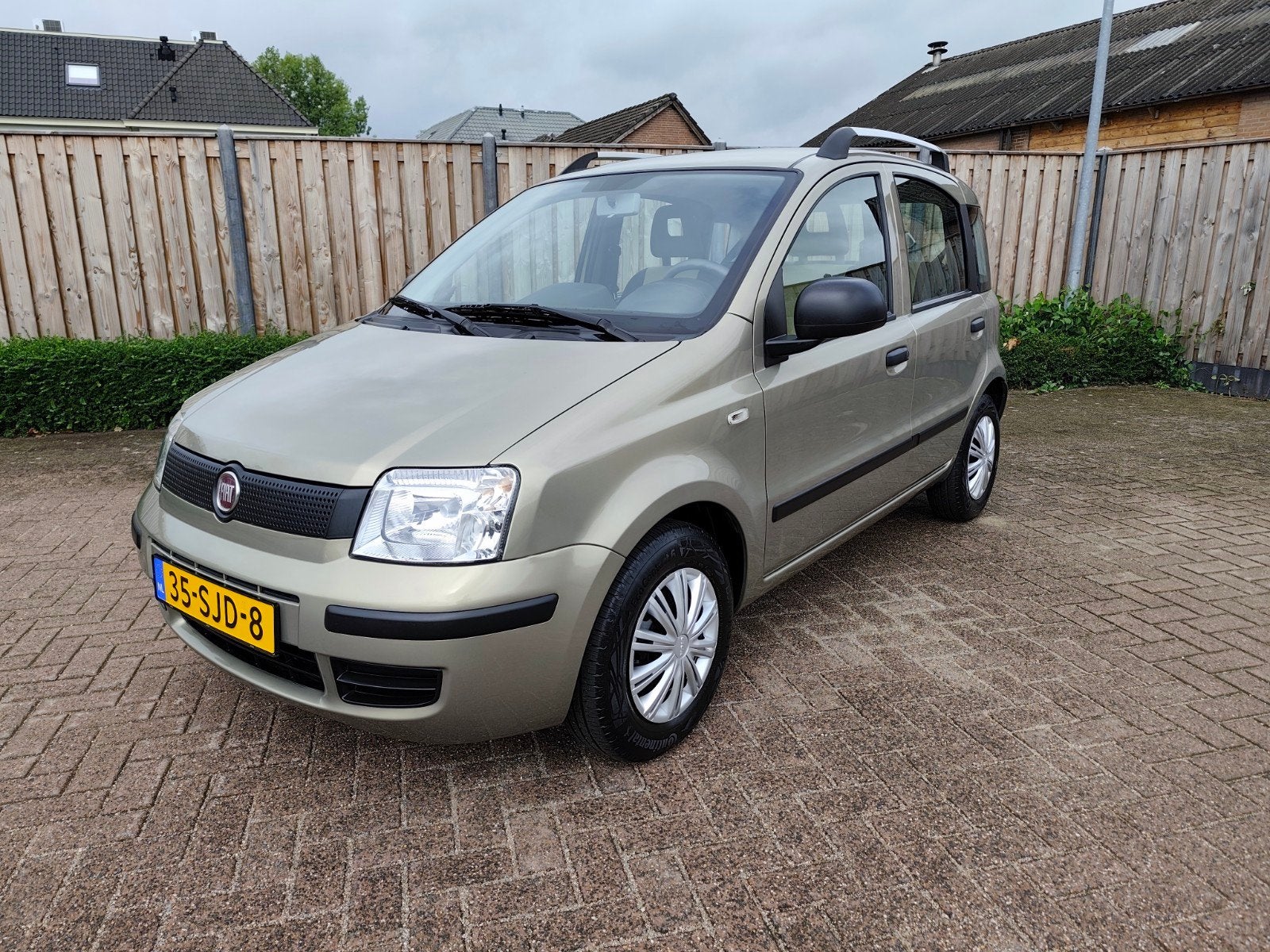 Fiat Panda 1.2  NL Auto! Airco/trekhaak/nw apk/nieuwstaat, Auto's, Fiat, Stof, 1242 cc, Beige, Origineel Nederlands