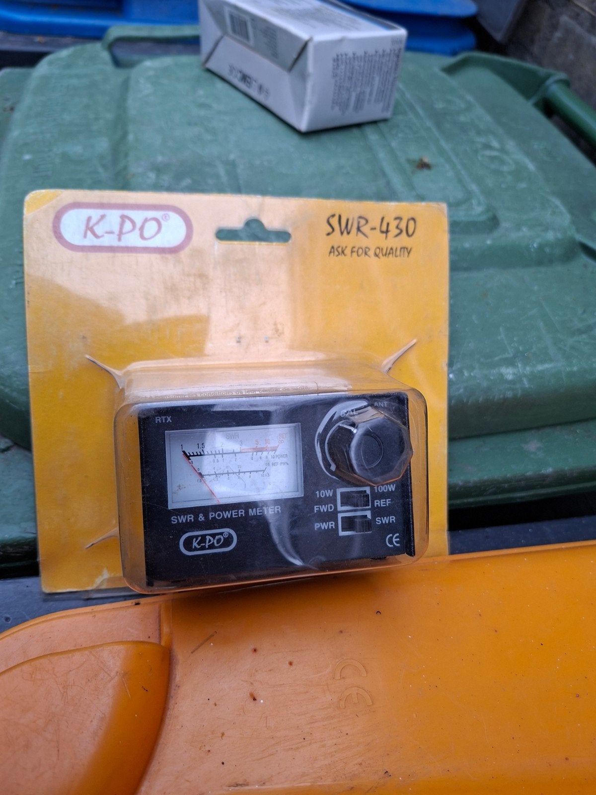 President JFK zonder mike CB-radio met SWR & Power Meter, Telecommunicatie, Ophalen, Gebruikt, Zender en Ontvanger