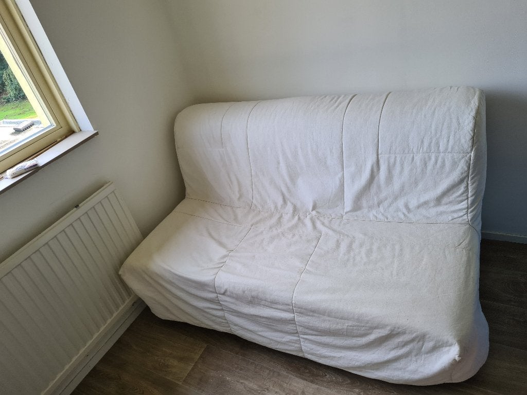 Slaapbank, Huis en Inrichting, Ophalen, Gebruikt, Tweepersoons, 140 cm