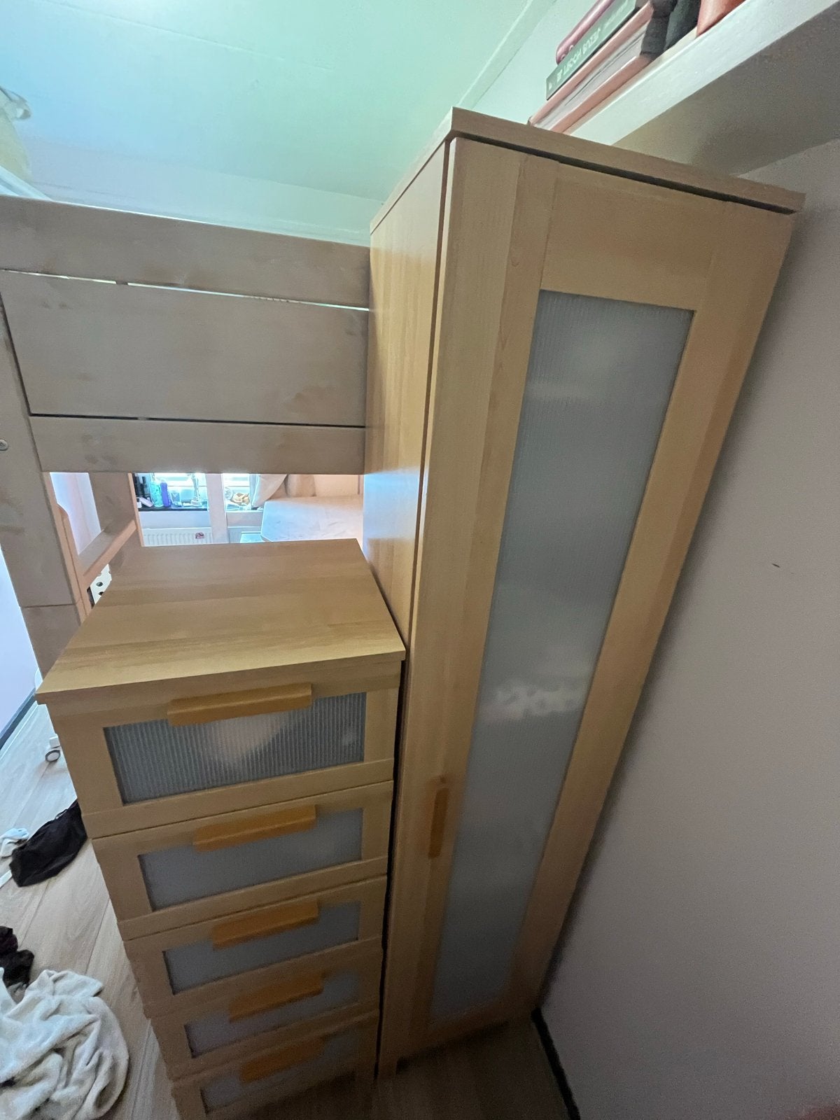 Houten kasten met lades en deuren - Zo goed als nieuw, Ophalen, 200 cm of meer, 50 tot 100 cm, Zo goed als nieuw