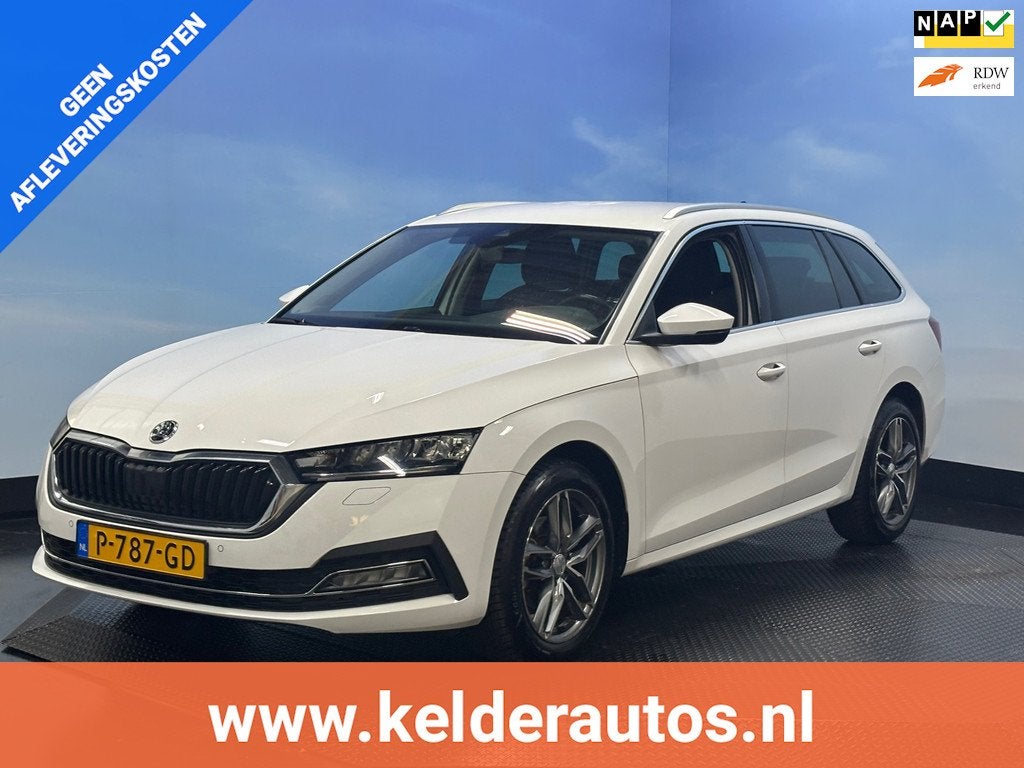 Skoda Octavia Combi 1.0 e-TSI Business Edition Plus Automaat, Stof, Gebruikt, Automatische klimaatregeling, Origineel Nederlands