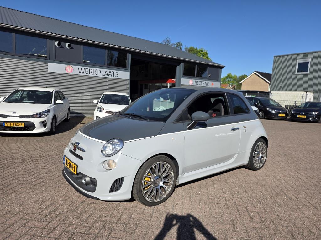 Fiat 500C 1.4 T-Jet Abarth Turismo 165pk, sabelt interieur., Automaat, Gebruikt, Euro 6, 4 cilinders