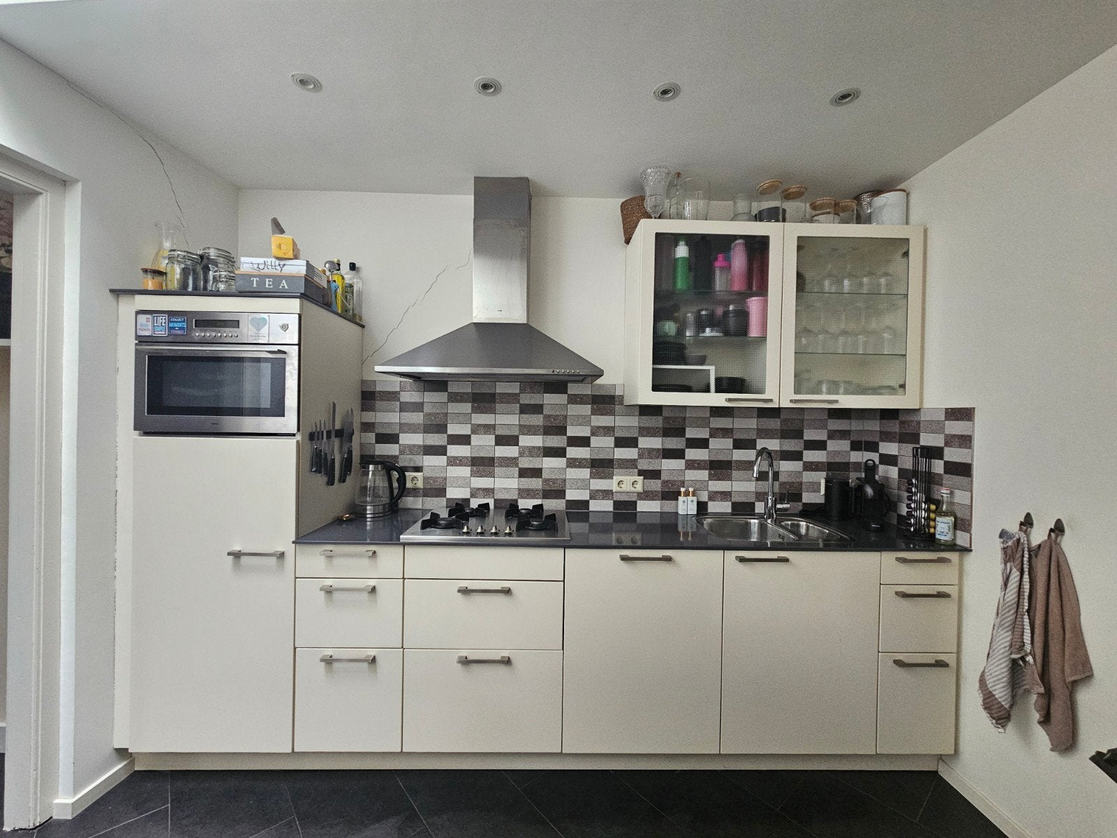 Gebruikte keuken, zelf demonteren!, Ophalen, Gebruikt, Wit