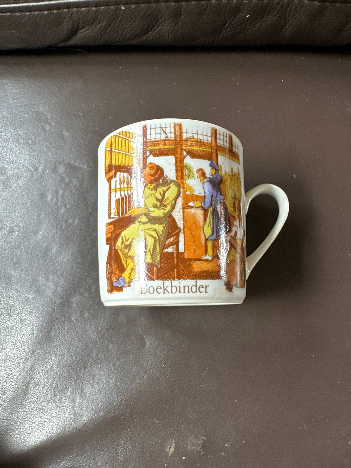 Vintage Mitterteich Bavaria 'Boekbinder' Mok, Ophalen of Verzenden