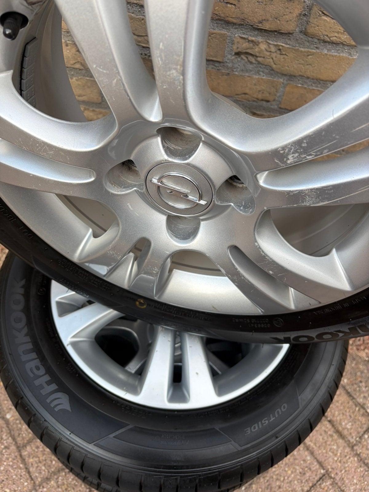 Opel velgen met banden 4x100, Auto-onderdelen, Ophalen, 15 inch, Banden en Velgen, VL