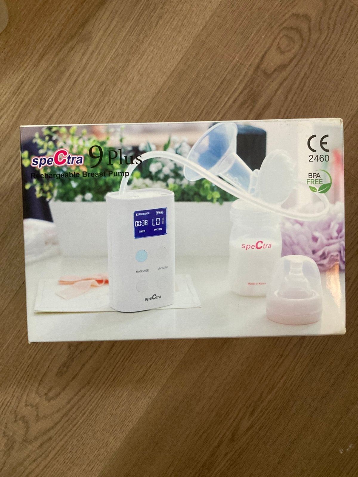 Spectra 9 Plus Dubbele Borstkolf met Accessoires, Ophalen of Verzenden, Gebruikt, Borstkolf