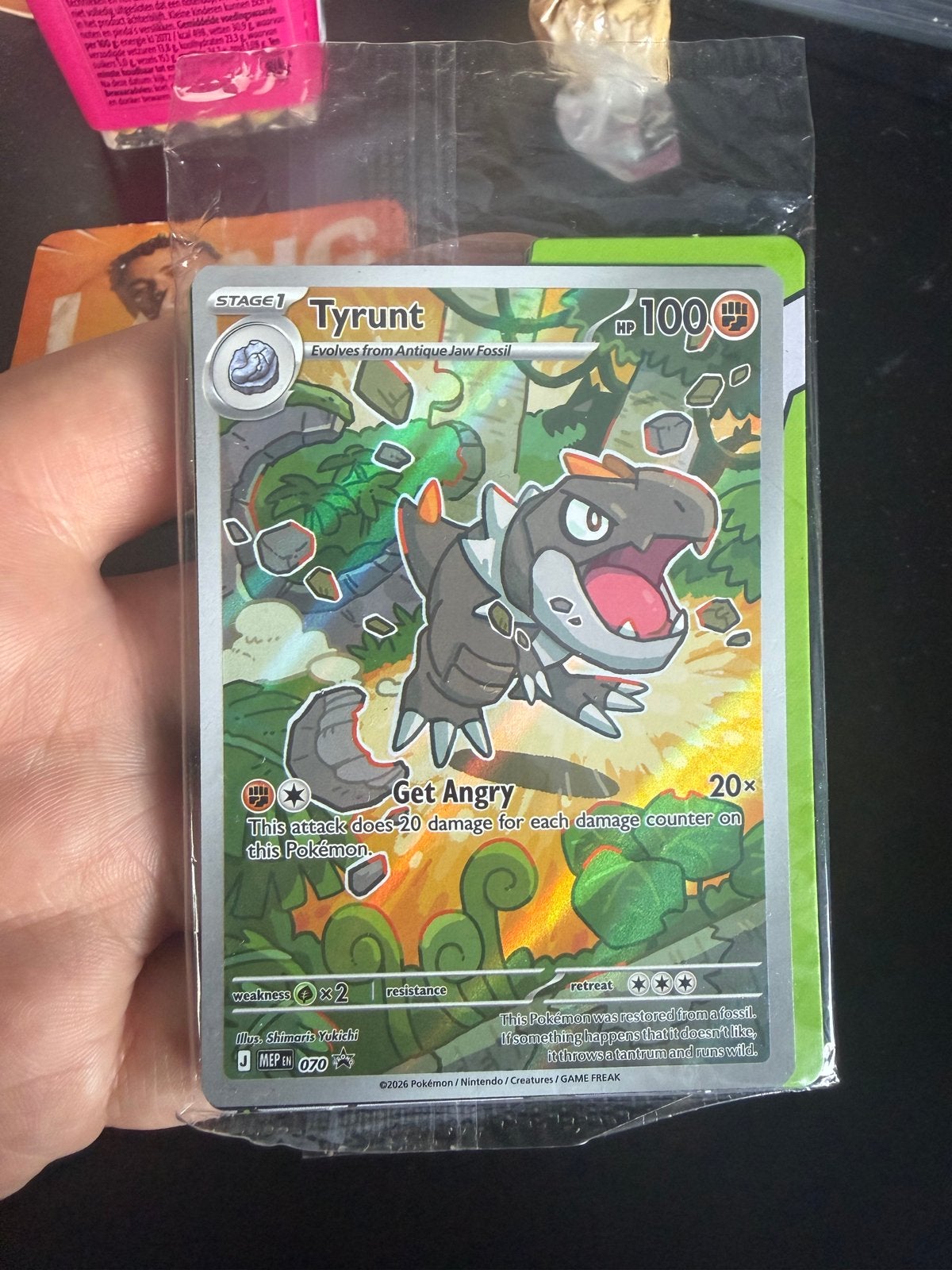 Sealed Tyrunt 070 ETB Black Star Promo – Perfect Order, Ophalen of Verzenden, Nieuw, Losse kaart, Foil