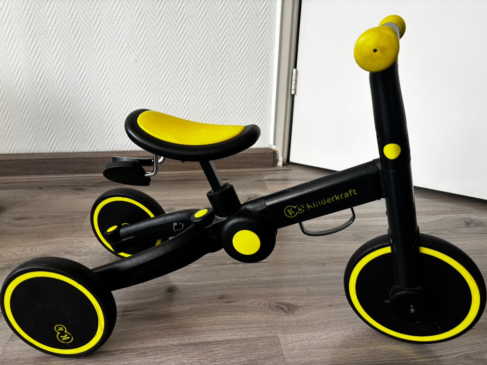 Kinderkraft driewieler/loopfietsje 4TRIKE 3-in-1 opvouwbaar, Ophalen, Gebruikt, Overige typen