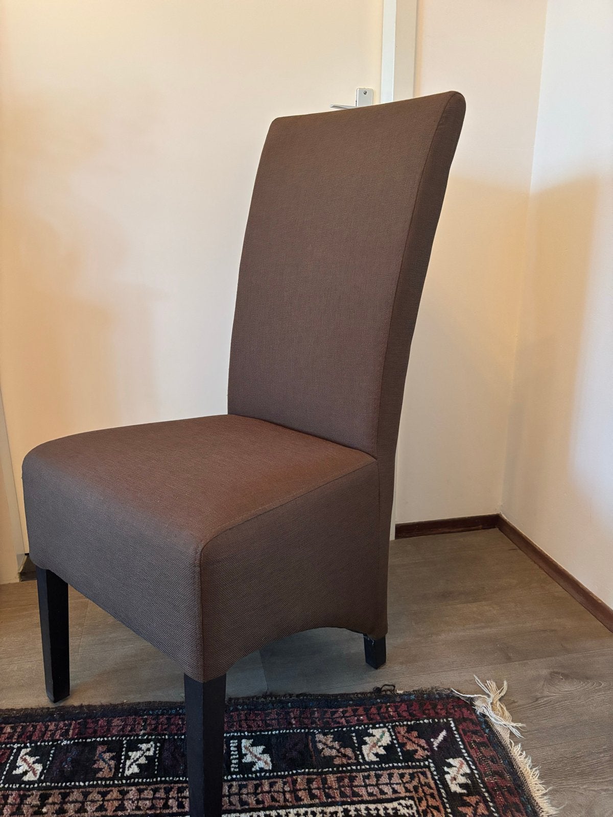 Set van 4 stoelen, Huis en Inrichting, Ophalen, Bruin, Zo goed als nieuw, Vier