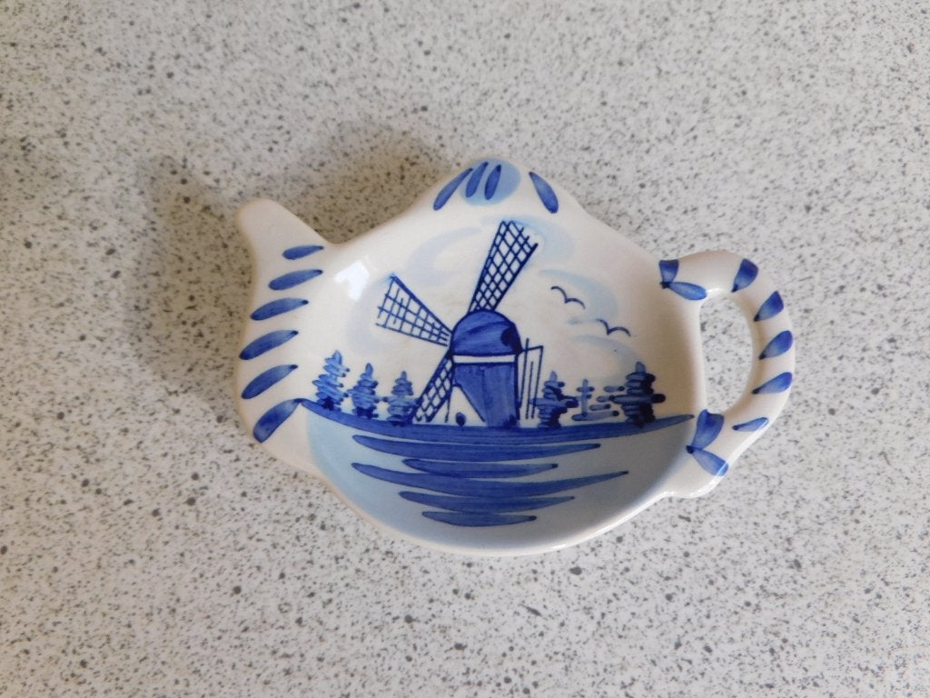 Theetip Molen Delft Blue Excellent Souvenir, Overige merken, Overige typen, Ophalen of Verzenden, Zo goed als nieuw