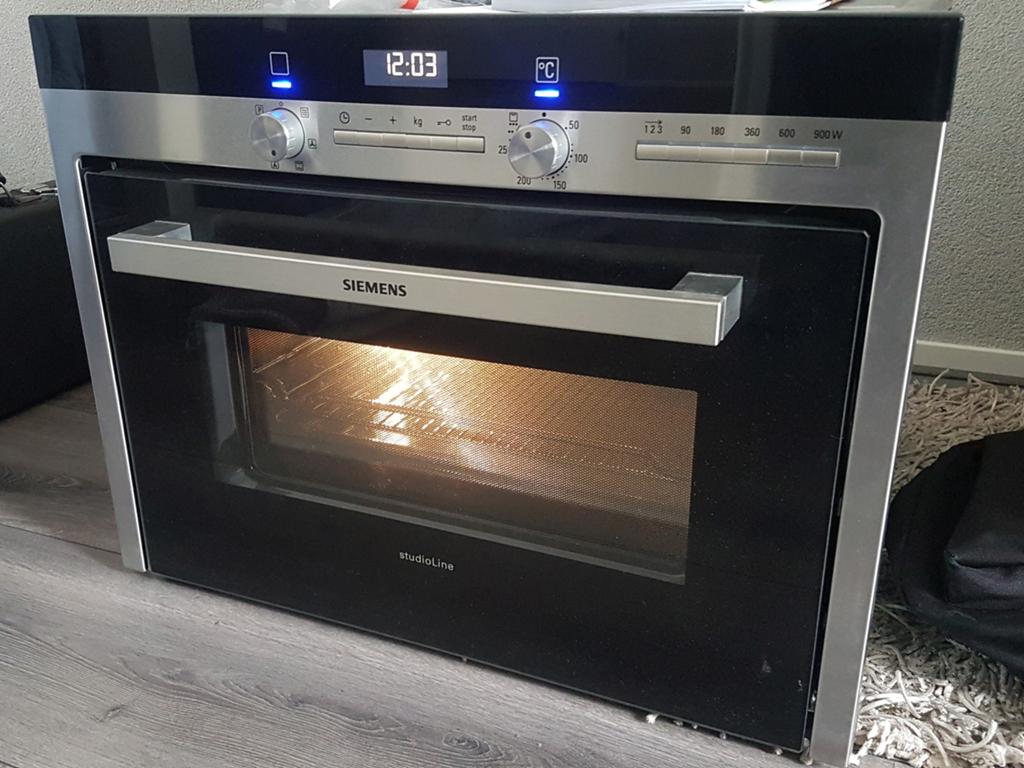Siemens combi oven/magnetron, Ophalen, 45 tot 50 cm, Gebruikt, Siemens