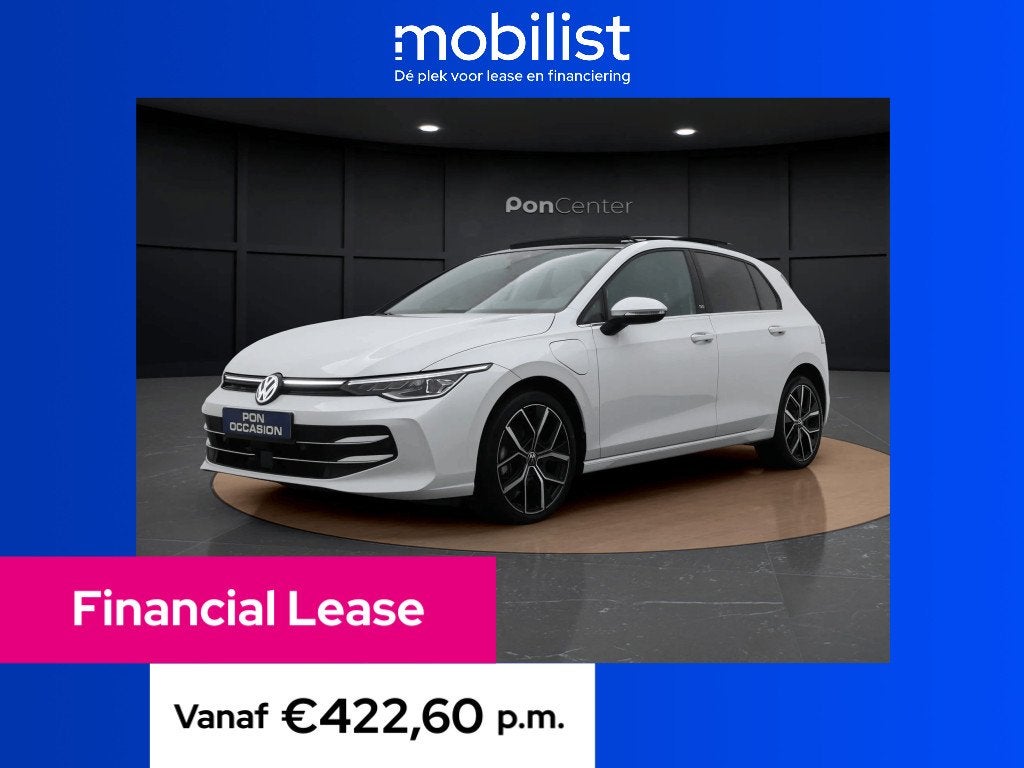 Volkswagen Golf 1.5 eHybrid 50 Edition (bj 2024, automaat), Automaat, Automatische klimaatregeling, Wit, Bedrijf