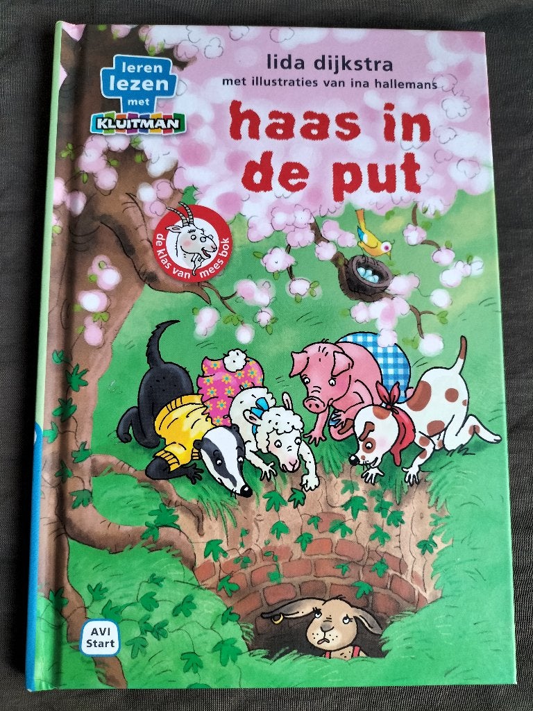 haas in de put ( avi Start ) / de klas van mees bok, Ophalen of Verzenden, Zo goed als nieuw, Lida Dijkstra, Fictie algemeen