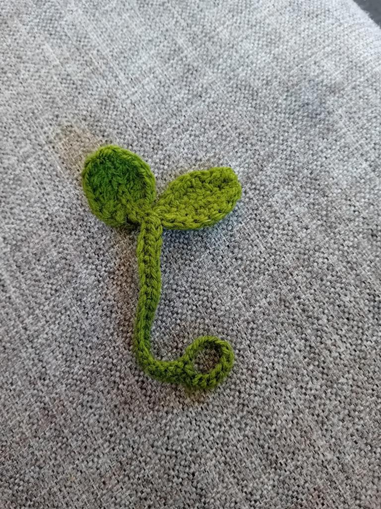 Gehaakte plantjes - 12 cm lang, Ophalen of Verzenden, Nieuw, Haken, Overige typen