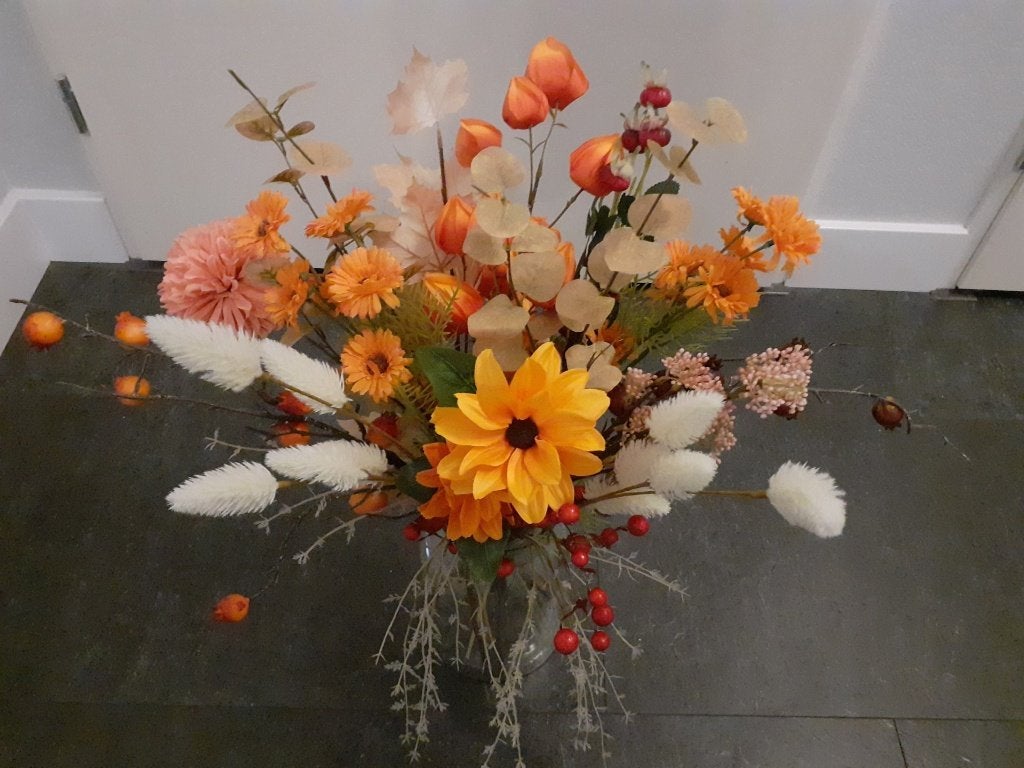 Kunst herfstbloemen boeket, 55 cm, Nieuw, Ophalen of Verzenden, IKEA