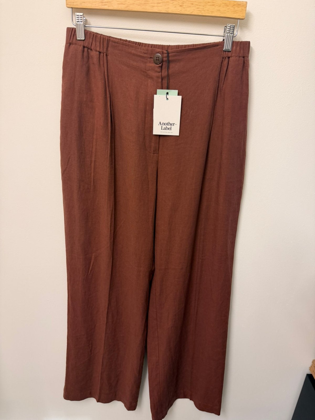 Nieuwe Another Label Maddy pants L, Verzenden, Beige, Maat 46/48 (XL) of groter, Nieuw