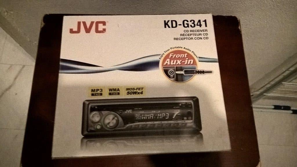 TE koop aangeboden mooi JVC auto cd radio speler nieuw, Ophalen of Verzenden, Nieuw