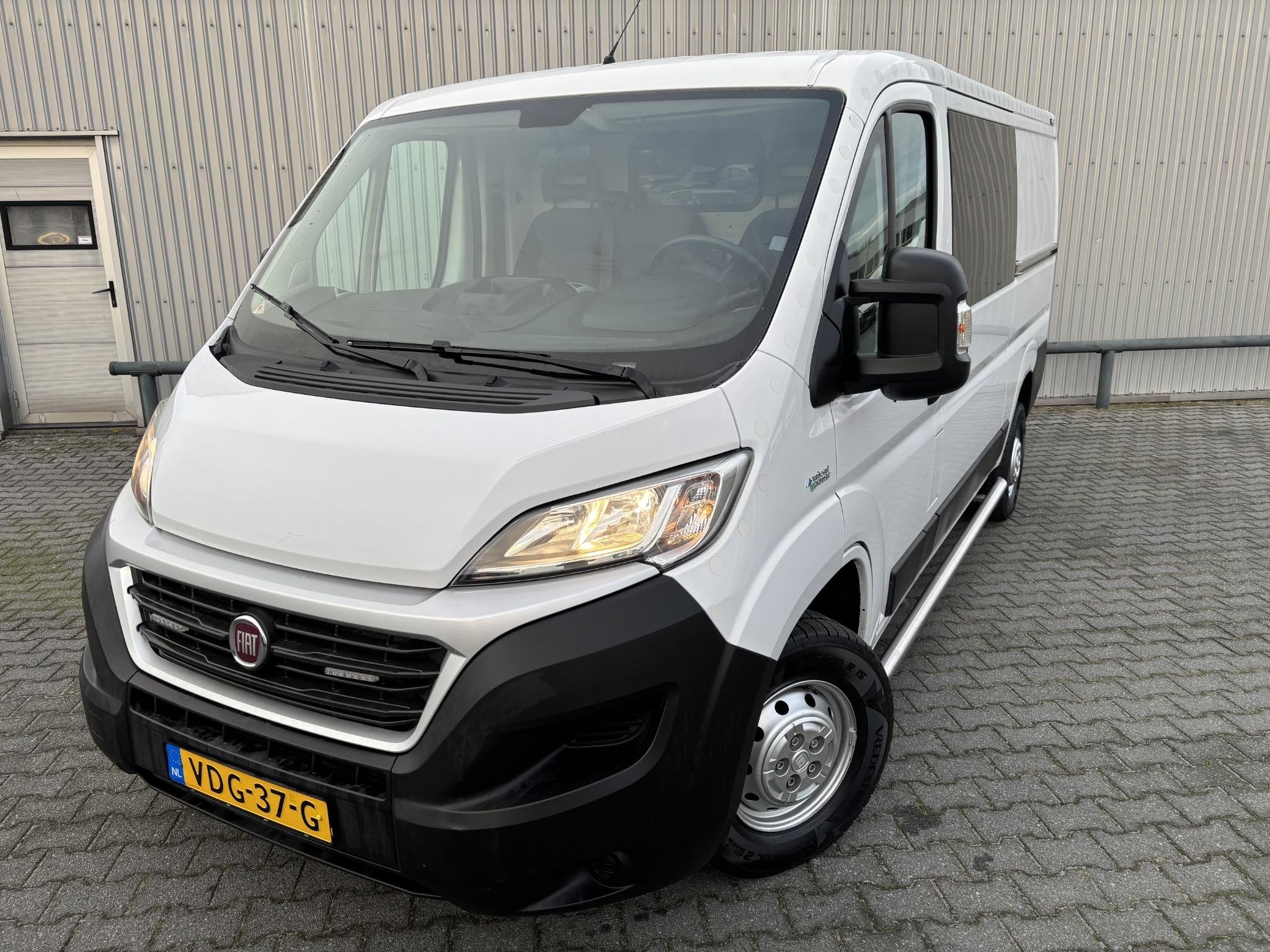 Fiat Ducato 35 3.0 CNG L2H1*MARGE*CLIMA*NAVI*HAAK*2XSCHUIF*, Auto's, Voorwielaandrijving, Gebruikt, Euro 6, 4 cilinders