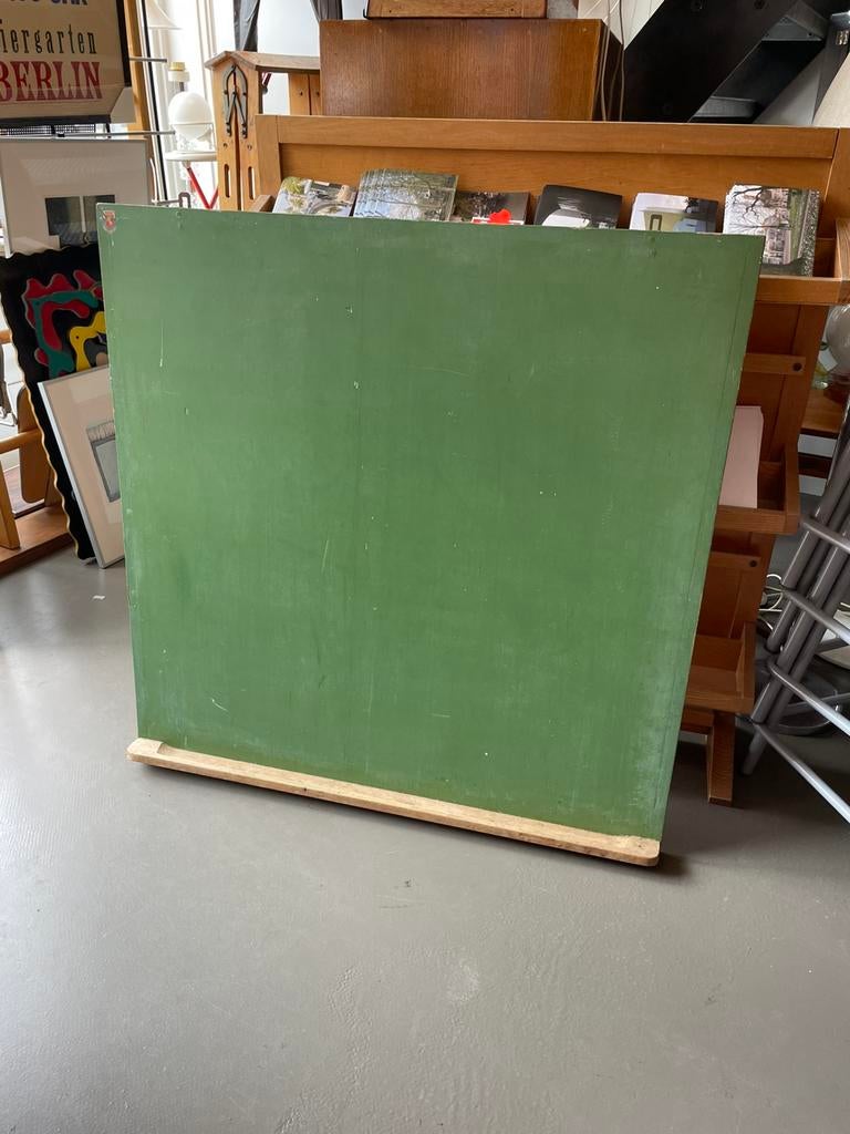 Vintage schoolbord, Ophalen, Gebruikt, ?, Krijtbord