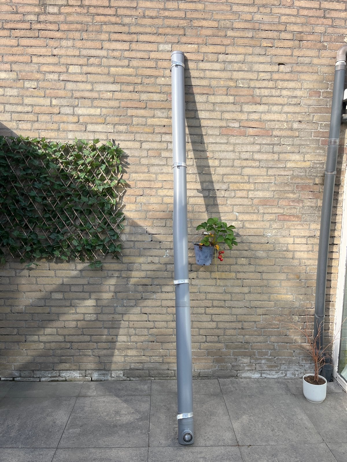 Dakgoot 60mm, 2.9m lengte, Ophalen, Gebruikt, Pvc, 2 tot 4 meter