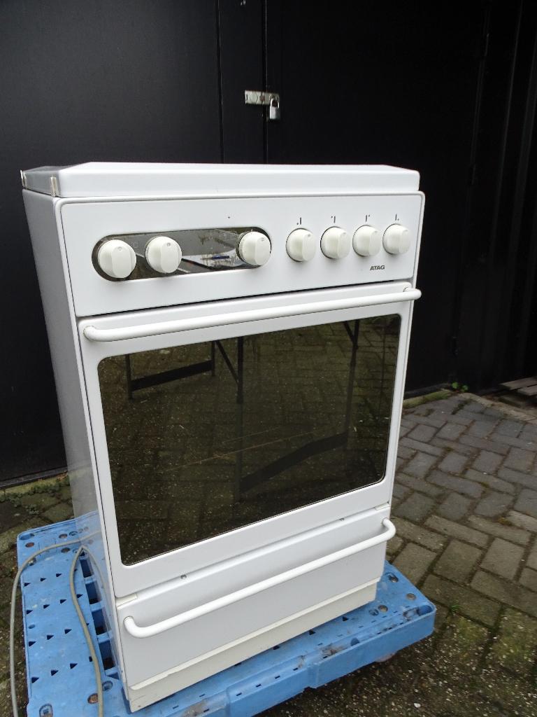 ATAG gasfornuis met electrische oven, Ophalen, Gebruikt, 4 kookzones, Gas