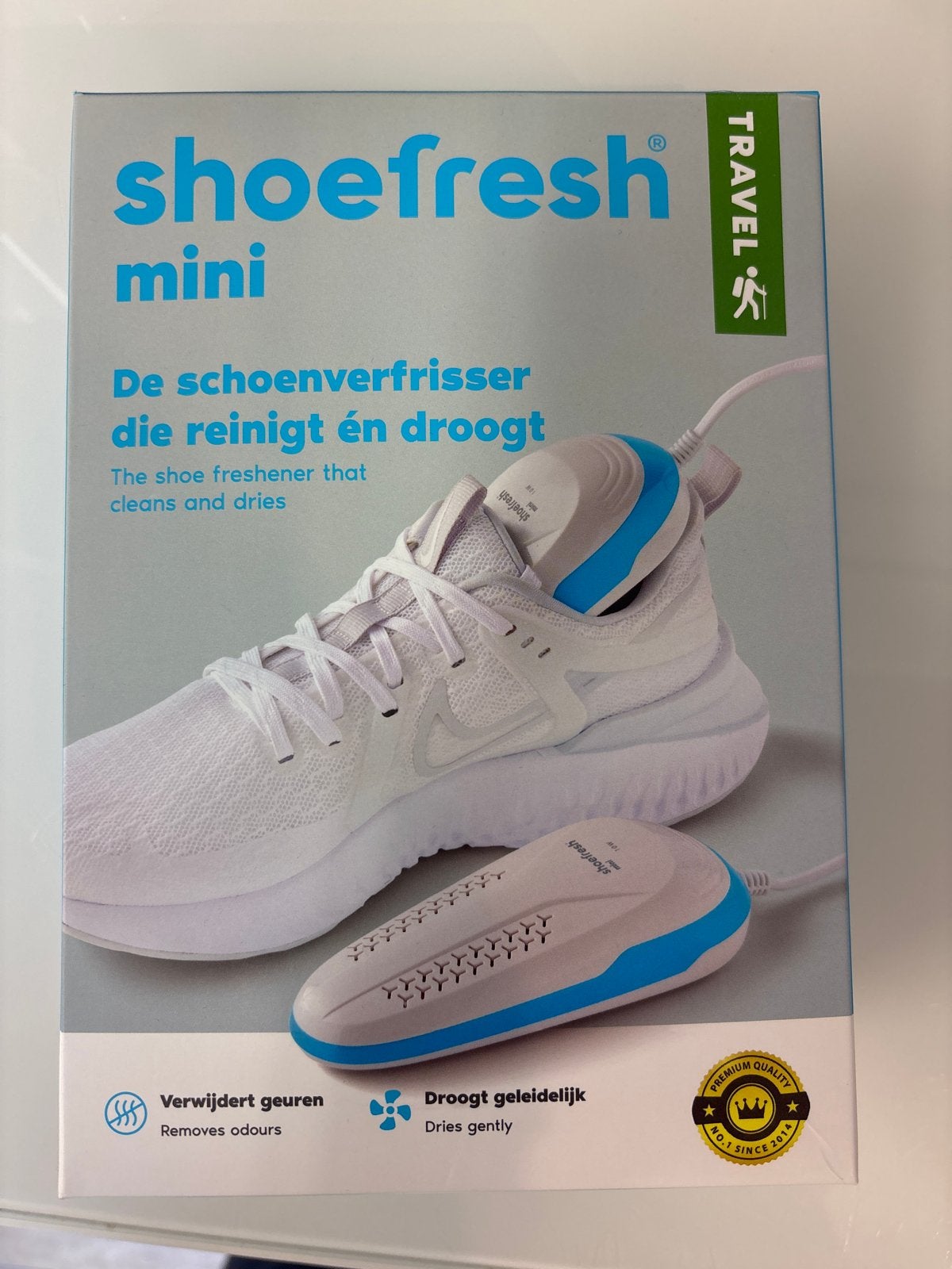 Shoefresh Mini Schoenverfrisser - Reinigt & Droogt, Ophalen of Verzenden, Nieuw, Wit, Overige typen