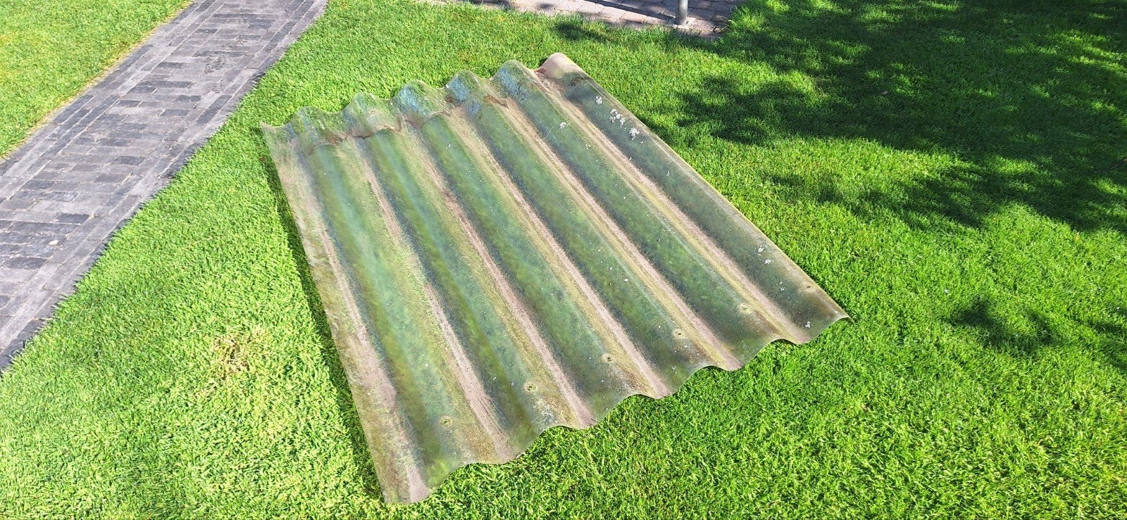 Gebruikte golf lichtplaten voor diverse doeleinden, Doe-het-zelf en Verbouw, Ophalen, Kunststof, Gebruikt, Overige kleuren