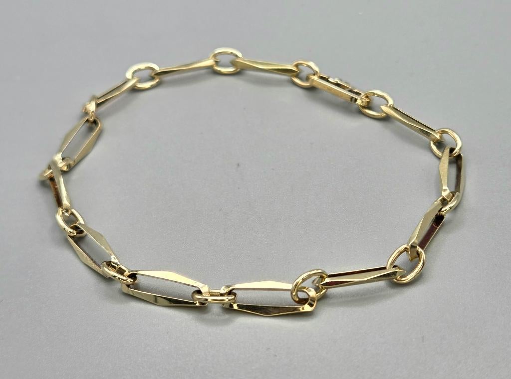 Gouden vintage closed for ever armband. 2026/117, ., Ophalen of Verzenden, Zo goed als nieuw, .