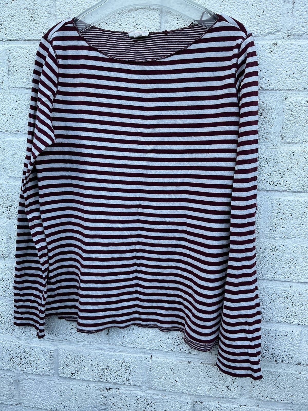 Esprit gestreept shirt met lange mouwen, Kleding | Dames, Maat 38/40 (M), Wit, Ophalen of Verzenden, Lange mouw