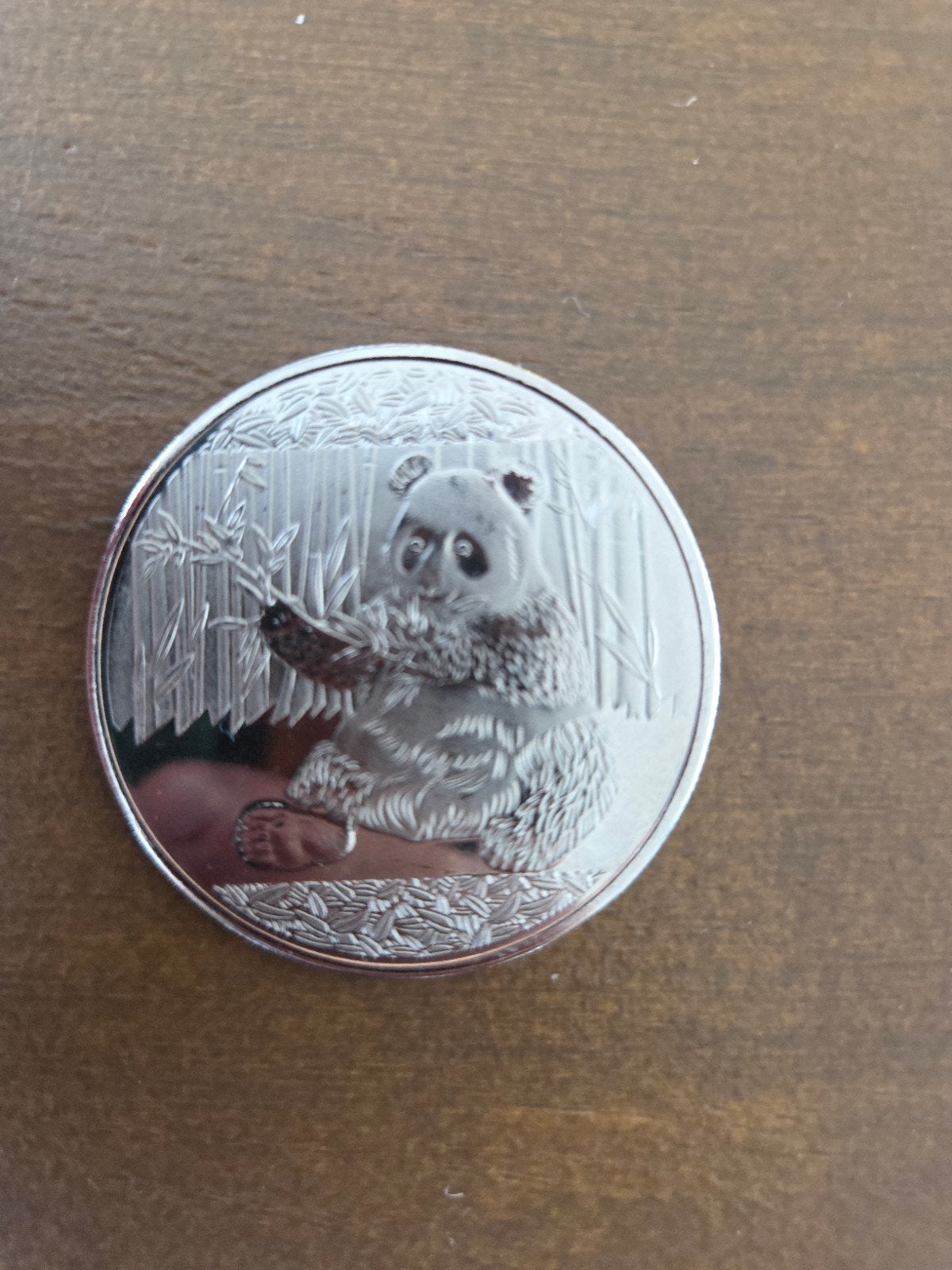 Zilveren Panda Munt - Tempel van de Hemel, Postzegels en Munten, Munten | Azië, Verzenden, Oost-Azië, Losse munt, Zilver