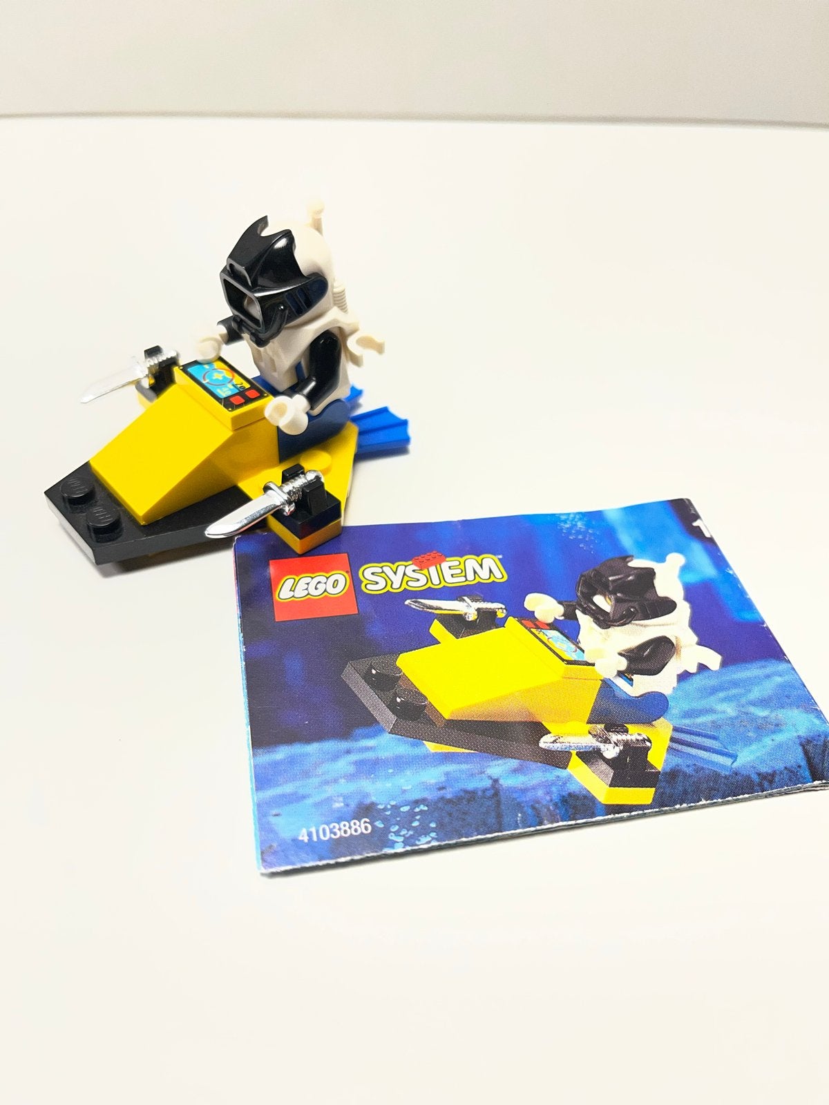 Lego System 1749: Onderwater Scooter met Minifiguur, Gebruikt, Lego, Ophalen of Verzenden, Compleet