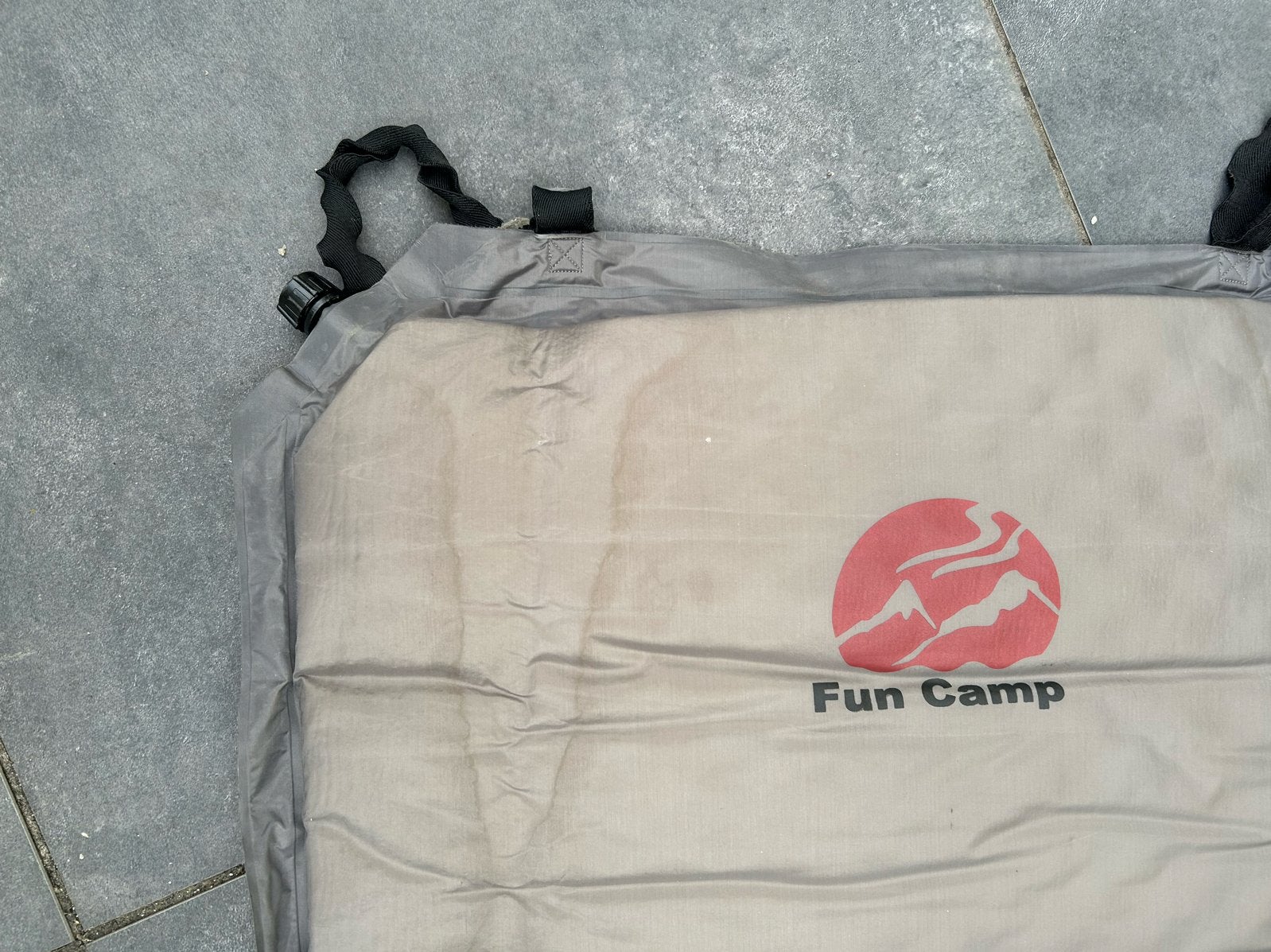 Fun Camp zelfopblaasbare slaapmatten (2 stuks), Ophalen of Verzenden, Gebruikt, 1-persoons