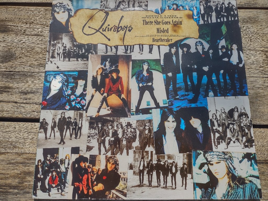 Maxi single - Quireboys - There she goes again, Ophalen of Verzenden, Zo goed als nieuw, Rock en Metal