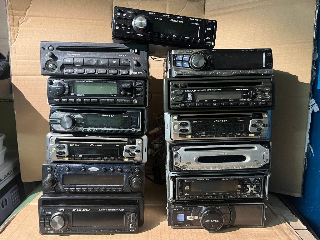 Diverse autoradio origineel automerk en andere merken, Ophalen, Gebruikt