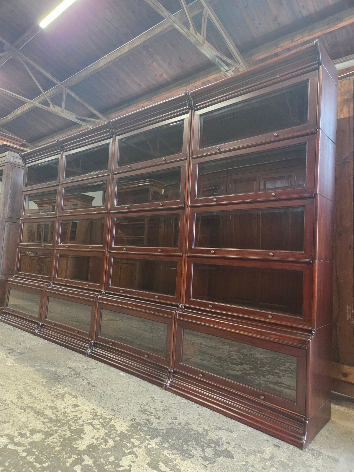 Prachtige Europese barrister bookcase ~ bibliotheekkast , Antiek en Kunst, Ophalen