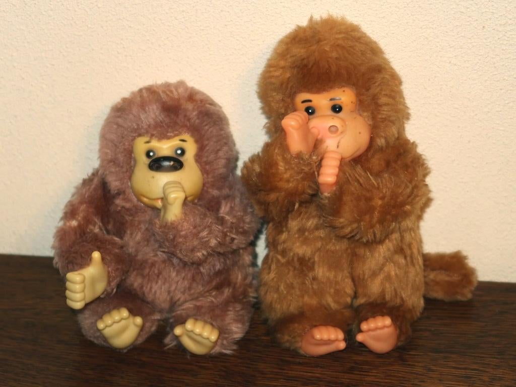 vintage DuimApen bootleg Baby Gonga Russ Monchichi Sekiguchi, Verzenden, Gebruikt