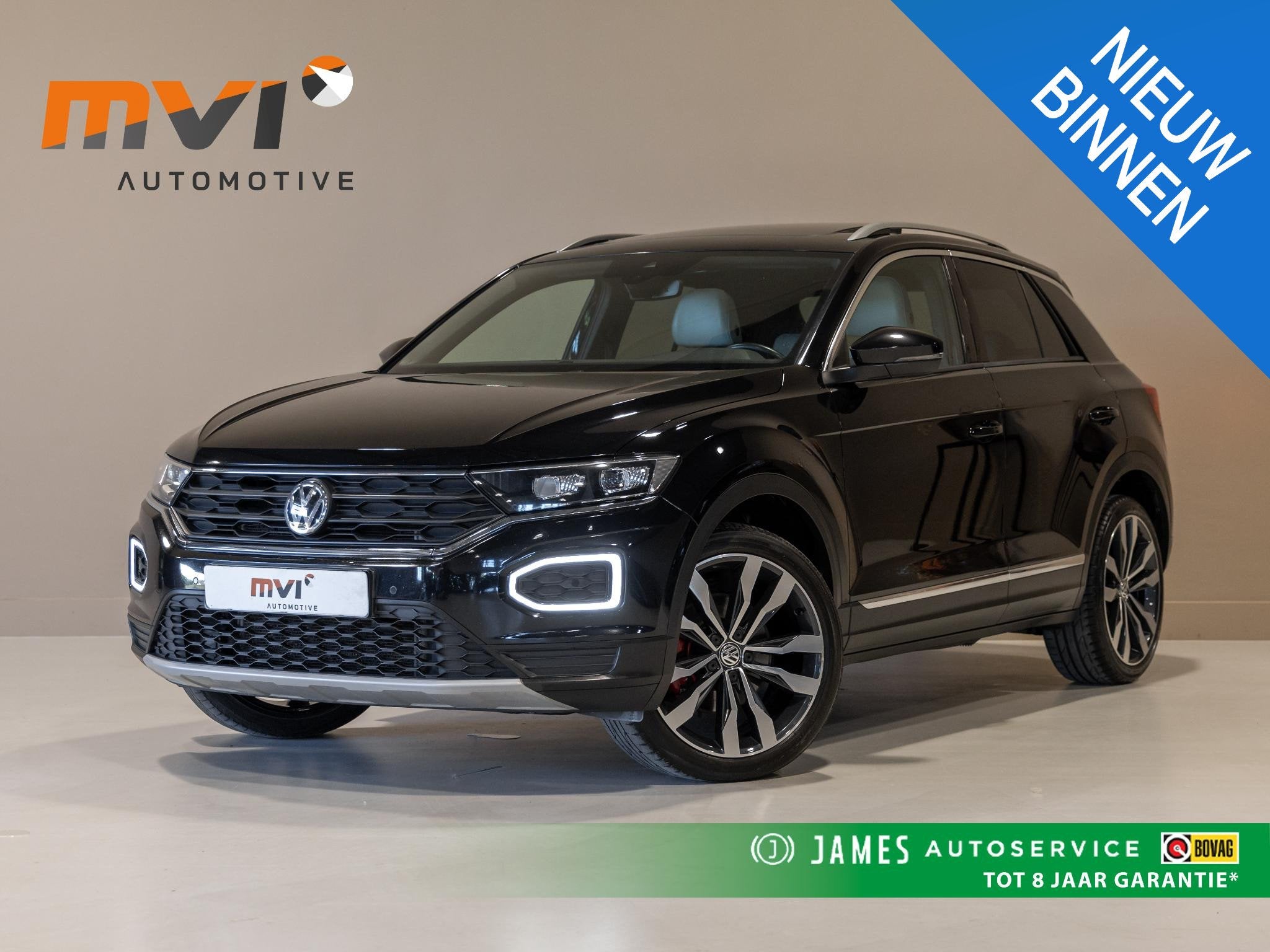 Volkswagen T-Roc 2.0 TSI 4Motion Sport / 190pk / Panorama da, Auto's, Volkswagen, Automaat, 15 km/l, Gebruikt, Zwart