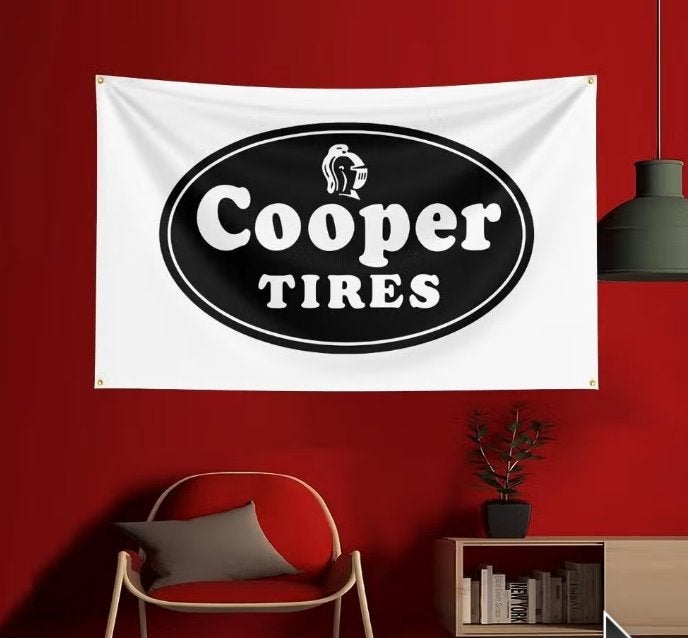 Grote vlaggen Cooper Tires (150x90cm), Ophalen of Verzenden, Nieuw