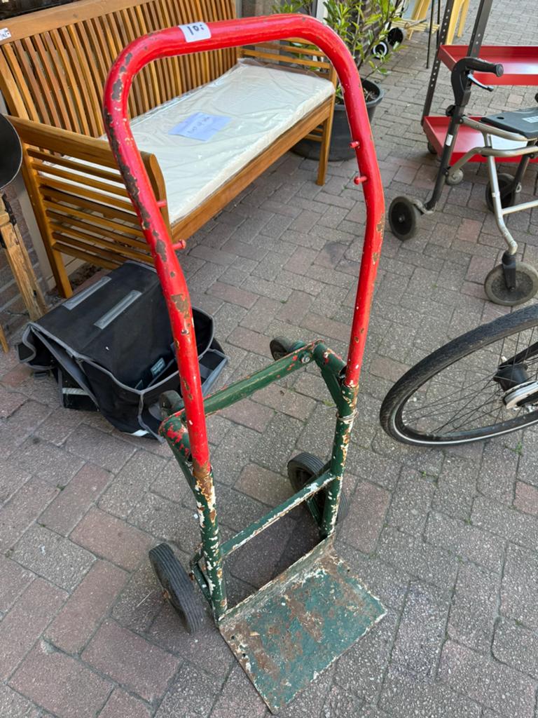 Steekwagen, 60 tot 80 liter, Ophalen of Verzenden, Zo goed als nieuw, Steekwagen