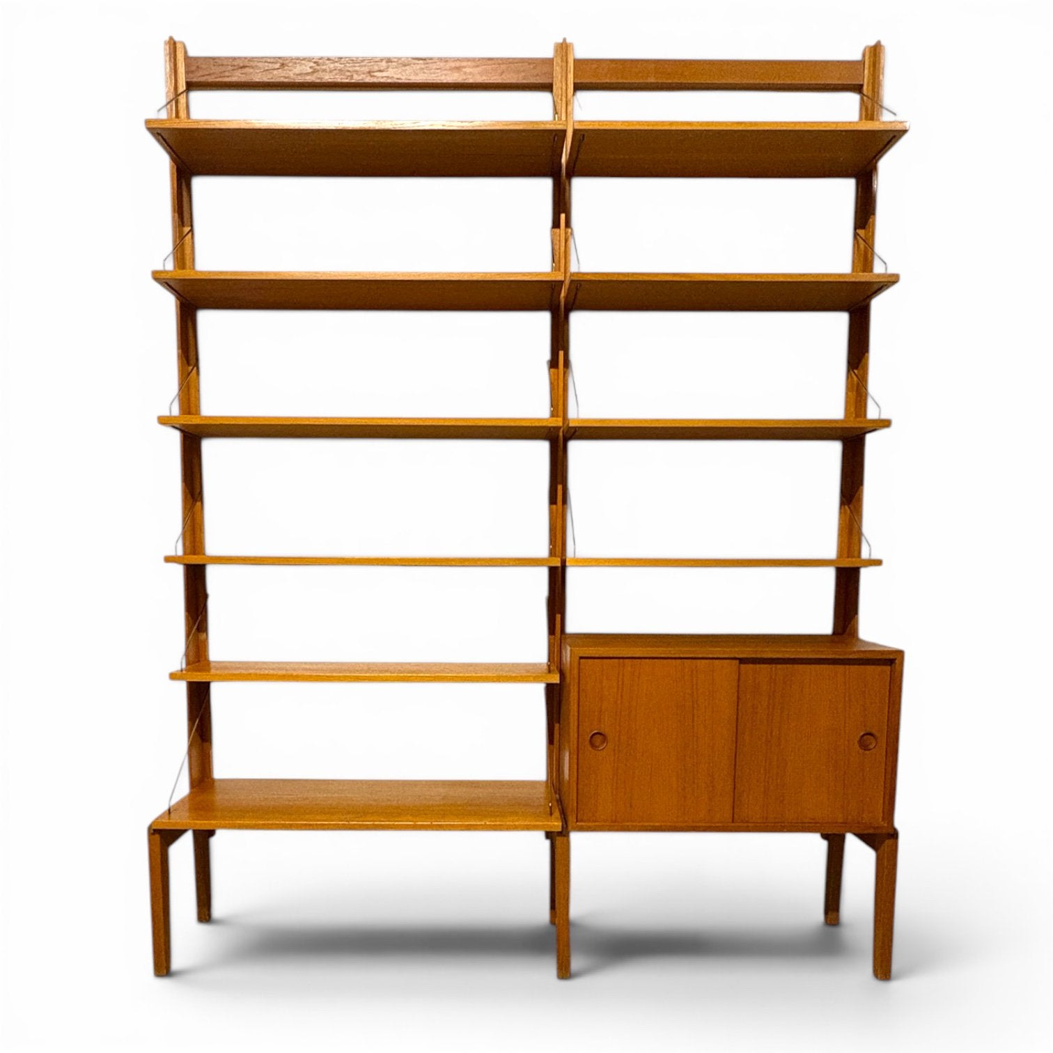 Prachtig Scandinavisch teak wandsysteem Veggen de Lux, Gebruikt, ?, Bruksbo, ?