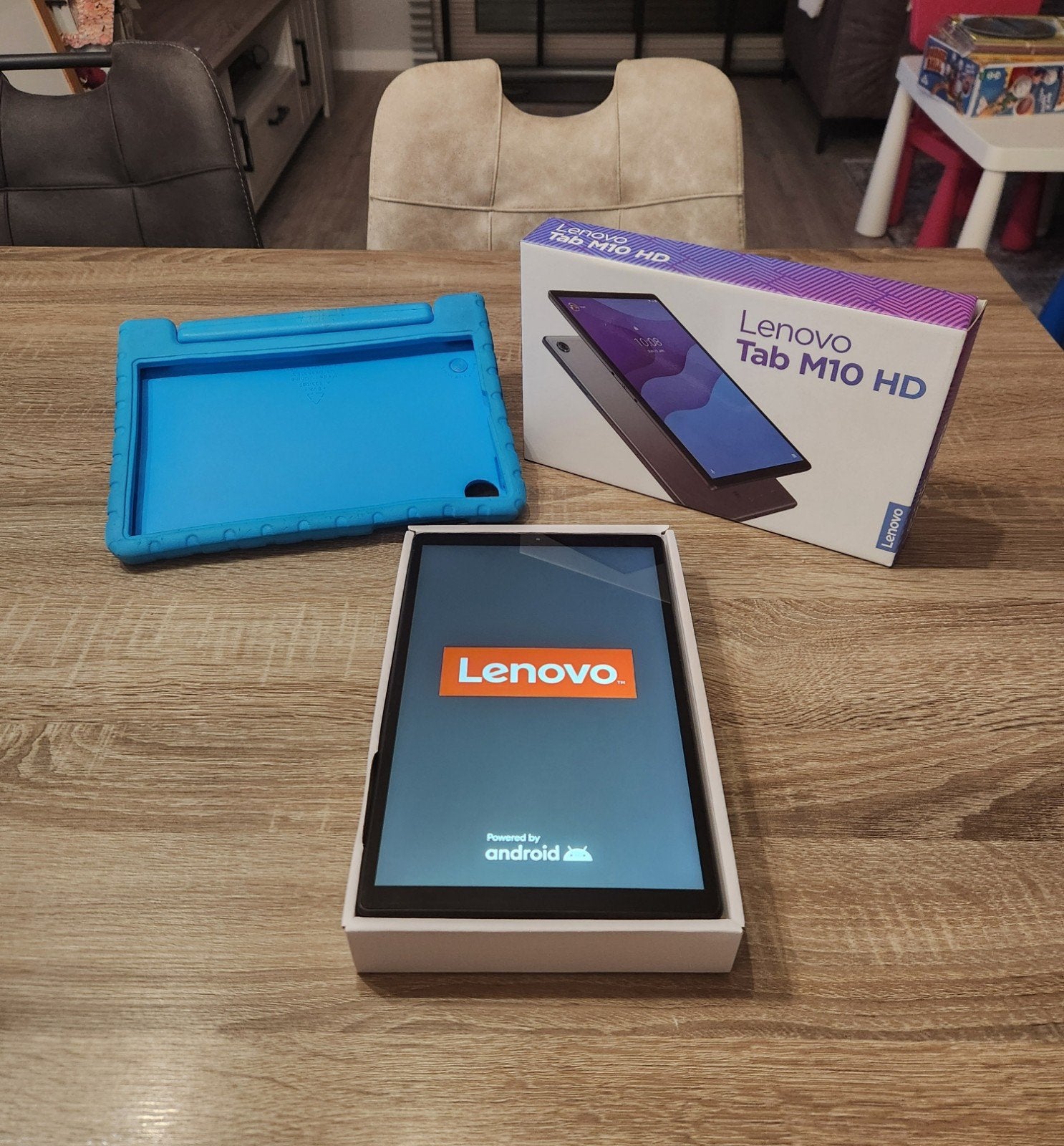lenovo tab M10 met stevige beschermhoes, 10 inch, 32 GB, Ophalen of Verzenden, Zo goed als nieuw