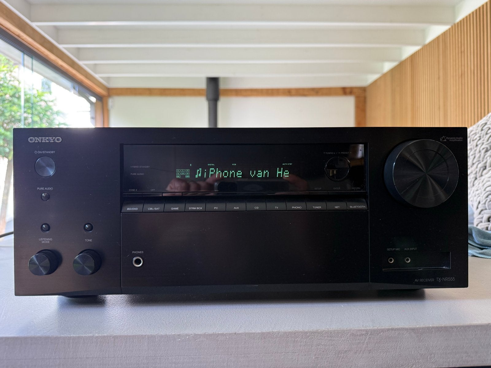Onkyo TX-NR555 AV-receiver - Krachtig en Veelzijdig, Audio, Tv en Foto, Ophalen, 120 watt of meer, Onkyo, Gebruikt
