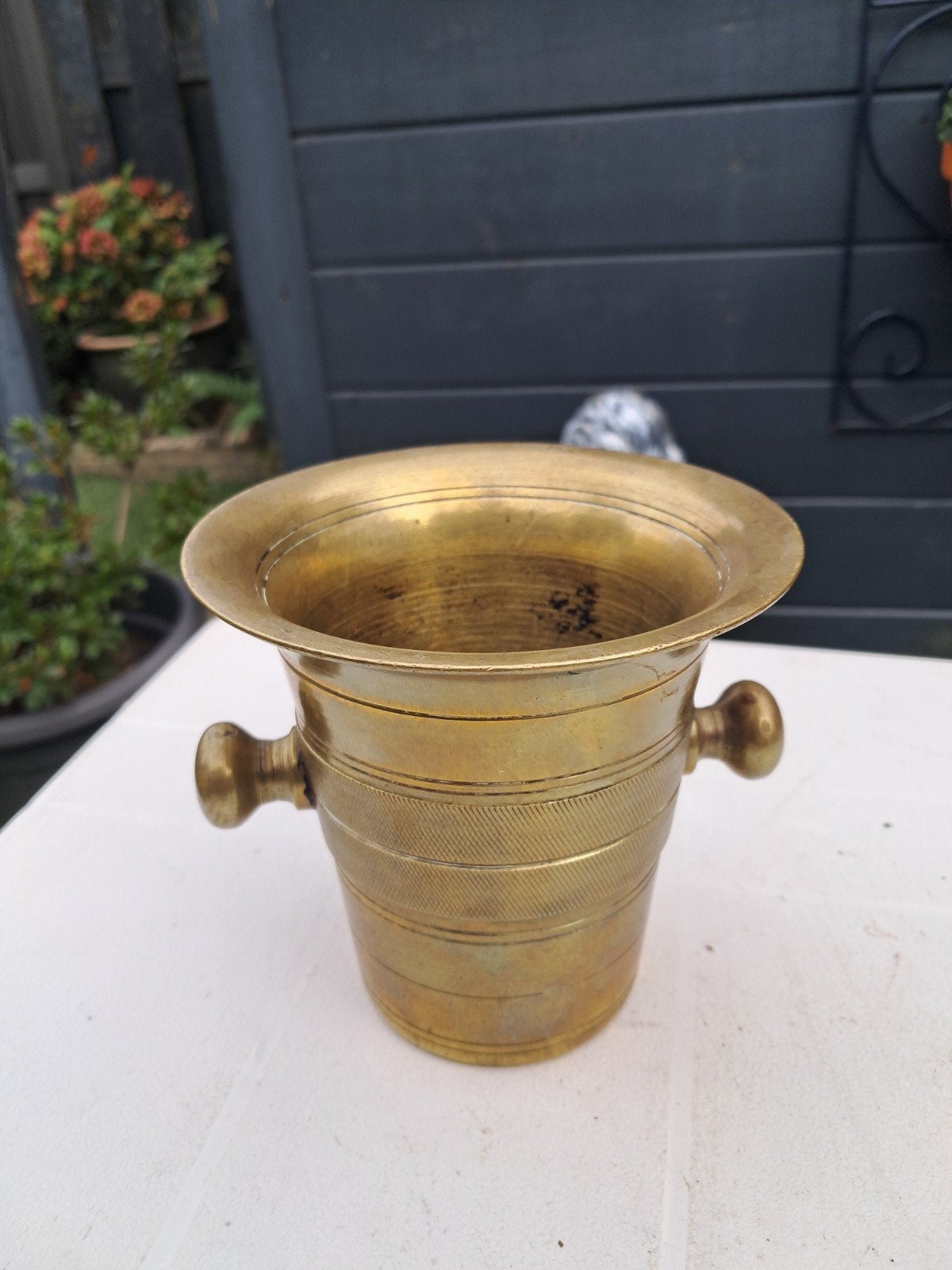 Zware Antieke Bronzen? Vijzel, Ophalen of Verzenden, Brons