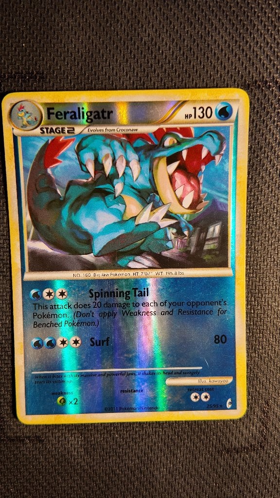 Feraligatr 25 Call of Legends | Pokemon kaart, Ophalen, Zo goed als nieuw, Losse kaart, Foil