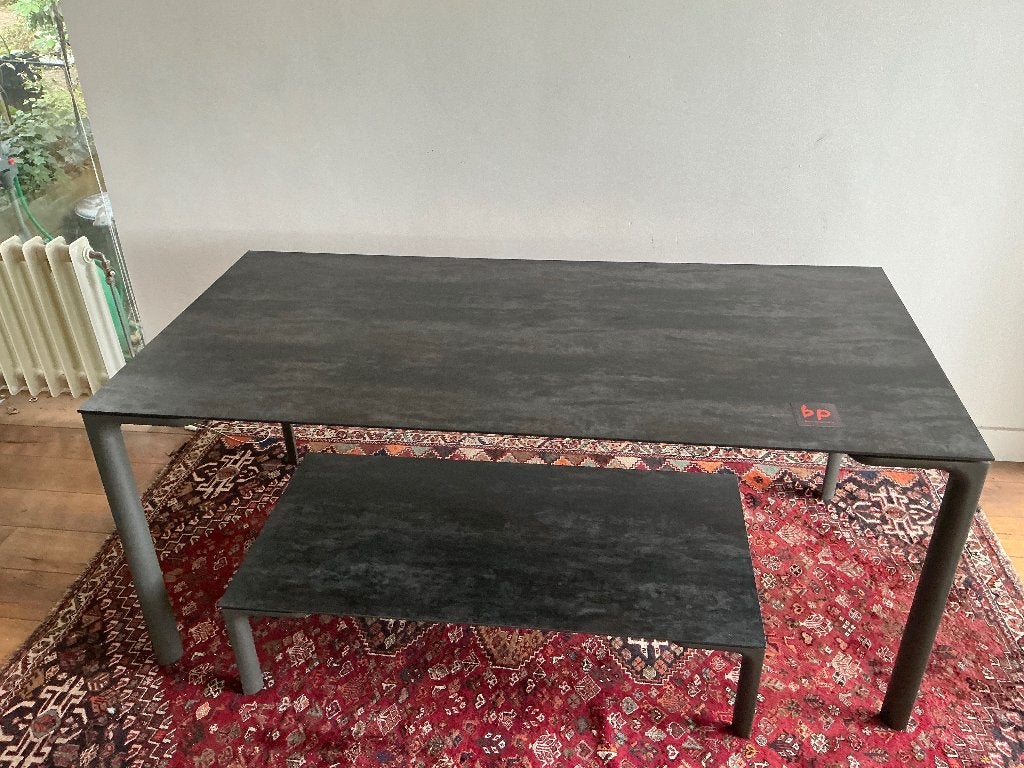 Design Eettafel Bert Plantagie, met salontafel, Huis en Inrichting, Tafels | Eettafels, Ophalen, Overige materialen, 50 tot 100 cm