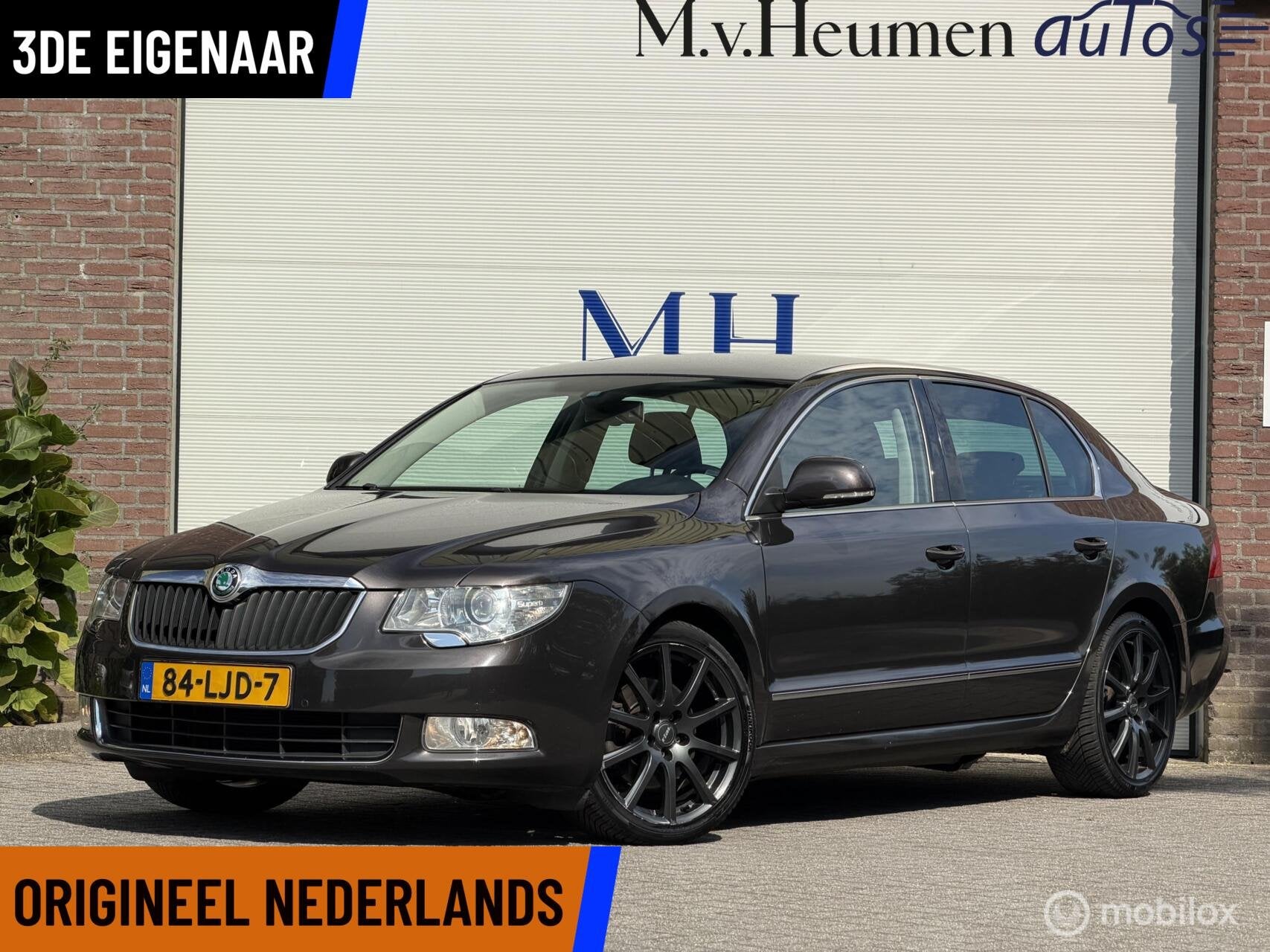 Skoda Superb 1.8 TSI Elegance ORG NED 3DE Eigenaar Trekhaak, Auto's, Voorwielaandrijving, Euro 5, Gebruikt, Zwart