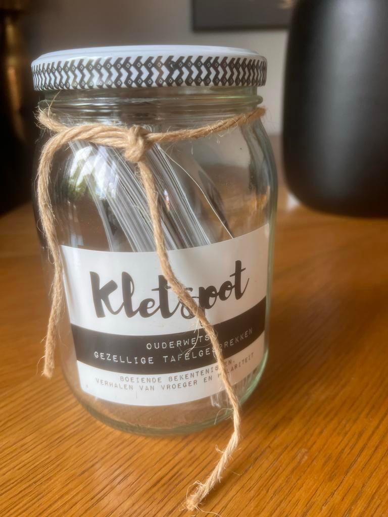 Kletspot spel - Gezellige tafelgesprekken, Drie of vier spelers, Ophalen of Verzenden, Gebruikt